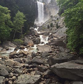 Waterfall at Yosemite National Park